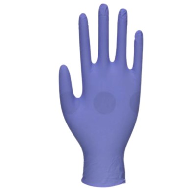 Unigloves Blue Nitrile Disposable Gloves Food Safe 0.1 mm Thickness Medium Size GM0083