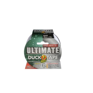 DUCK TAPE Duct Tape Black 50mm Width 25m Length Gloss Finish Model 232152