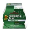 DUCK TAPE Clear Packing Tape 50 mm Width x 25 m Length, 0.06 mm Thickness, Rubber Adhesive 224499