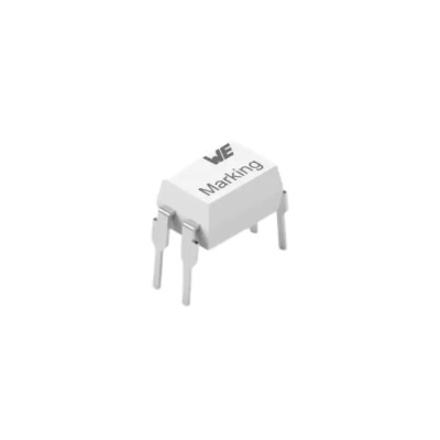Wurth Elektronik Phototransistor 4-Pin DIP Plastic Housing 80V Collector Emitter Voltage 500Vrms Isolation 140814240110