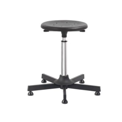 Bott Black Plastic Industrial Stool with Adjustable Height 56-82 cm, 120 kg Weight Capacity 88601068