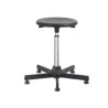 Bott Black Plastic Industrial Stool with Adjustable Height 56-82 cm, 120 kg Weight Capacity 88601068