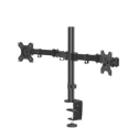 Hama Dual Monitor Arm with Extension for 13 to 32 inch Screens Up To 8kg Load 75x75 or 100x100 mm VESA 86.18cm Width 118491