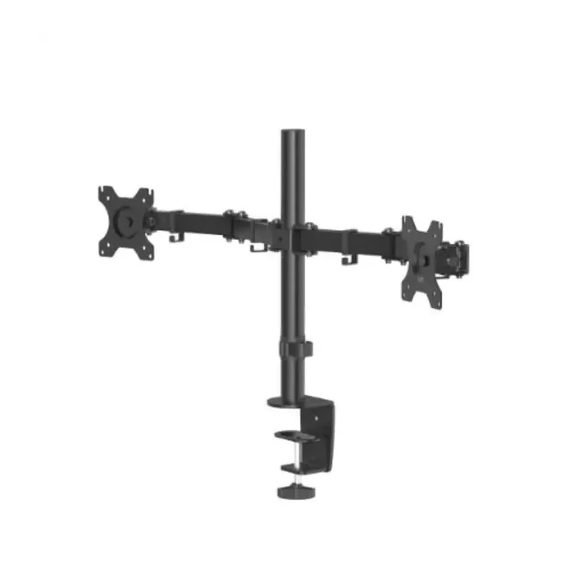 Hama Dual Monitor Arm with Extension for 13 to 32 inch Screens Up To 8kg Load 75x75 or 100x100 mm VESA 86.18cm Width 118491