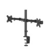 Hama Dual Monitor Arm with Extension for 13 to 32 inch Screens Up To 8kg Load 75x75 or 100x100 mm VESA 86.18cm Width 118491