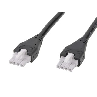 Molex 4 Way Female Mini-Fit Jr to 4 Way Female Mini-Fit Jr Wire to Board Cable 2m 215330-0420
