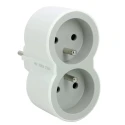 Legrand 16A Germany France Belgium Multi-Outlet Plug Type E, Plug-in Plastic 049431