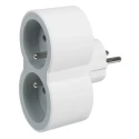Legrand 16A Germany France Belgium Multi-Outlet Plug Type E, Plug-in Plastic 049431