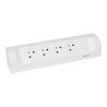 Legrand Extension Lead 4 Socket Type E Mains Plug 16 A, 3680 W Power 049408