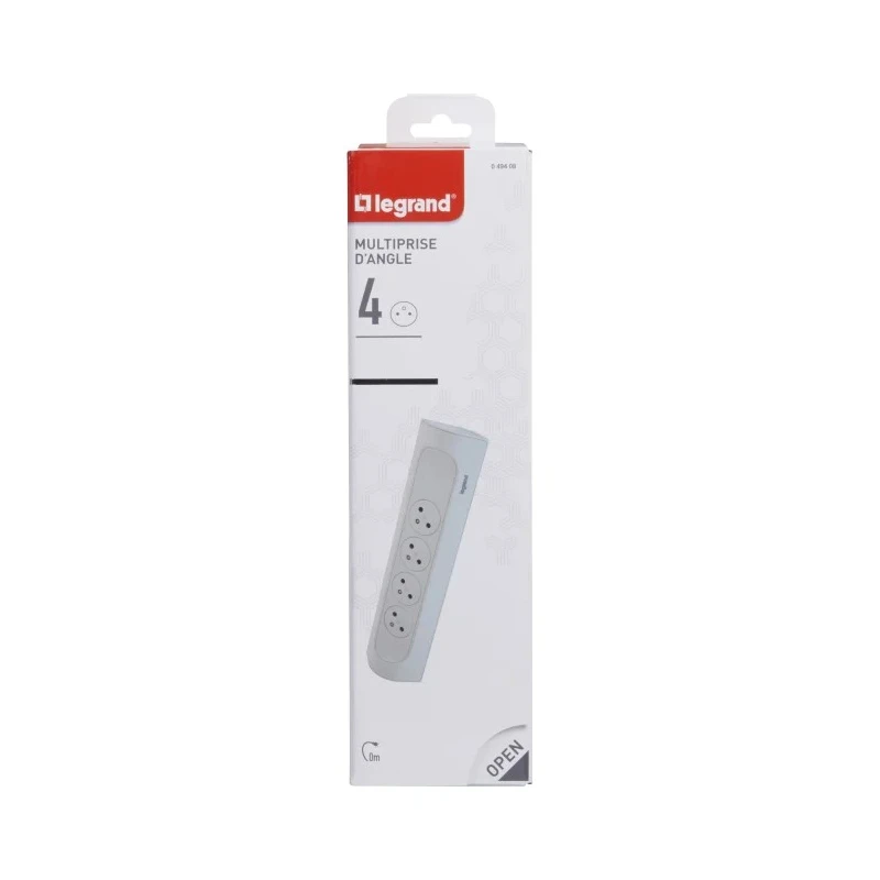 Legrand Extension Lead 4 Socket Type E Mains Plug 16 A, 3680 W Power 049408