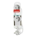 Legrand 3 m 3 Socket Type E Extension Lead 16A 3680W IK04 Impact Resistant Halogen Free UV Resistant 049488