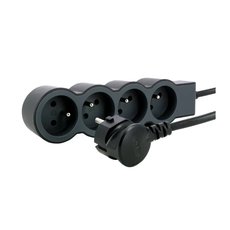 Legrand Extension Lead 3 m Cable Length 4 Socket Type E, 16 A Current, 3680 W Power 049491