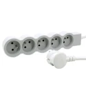 Legrand Extension Lead 3 m Cable Length 5 Socket Type E 16A 3680W Impact Resistance IK04 RoHS Compliant 049492