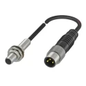 BALLUFF Threaded Barrel Inductive Proximity Sensor M5 x 0.5 PNP 30 V dc 100mA BES00H1