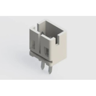 EDAC 140 Series Vertical Through Hole PCB Header, 2 Contact(s), 2 mm Pitch, 1 Row, Shrouded 140-502-415-001