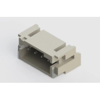 EDAC 140 Series Right Angle Surface PCB Header, 4 Contacts, 2 mm Pitch, 1 Row, Shrouded 140-504-417-060