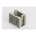 EDAC 140 Series Vertical Surface PCB Header 2 Contacts 2 mm Pitch 1 Row Shrouded 140-502-417-011
