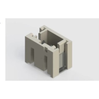 EDAC 140 Series Vertical Surface PCB Header 2 Contacts 2 mm Pitch 1 Row Shrouded 140-502-417-011