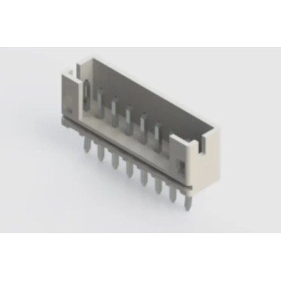 EDAC 140 Series Vertical Through Hole PCB Header 8 Contacts 2 mm Pitch 1 Row Shrouded 140-508-415-001
