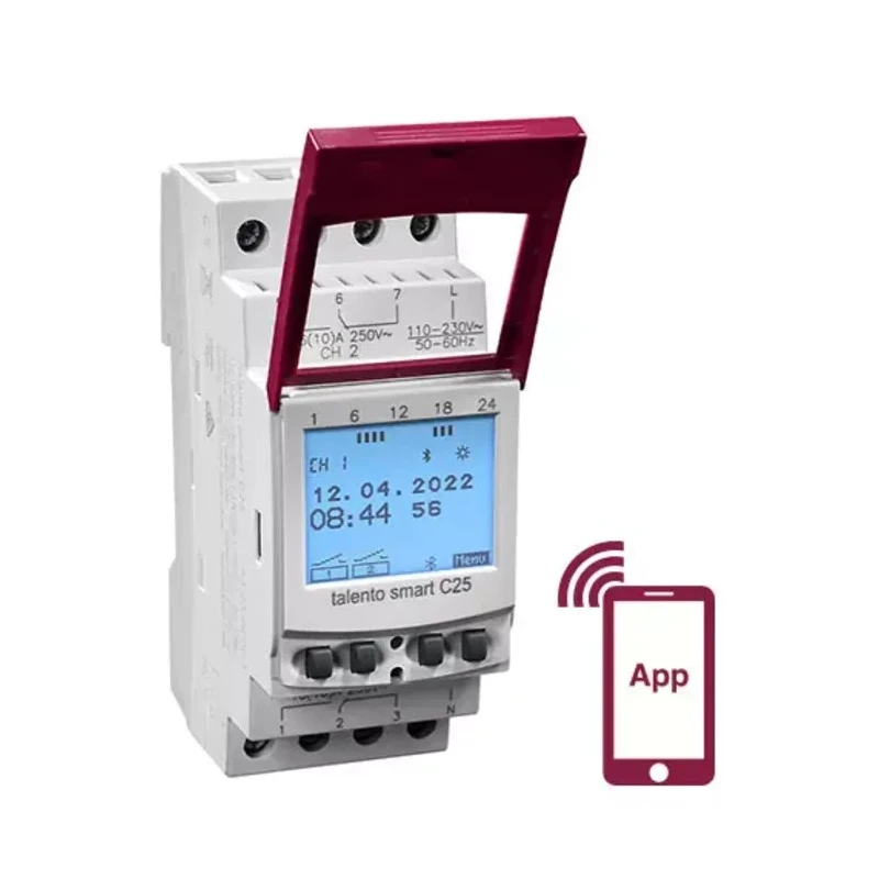 Grasslin Analogue DIN Rail Time Switch, 2-Channel 230V ac 43.03.0002.1