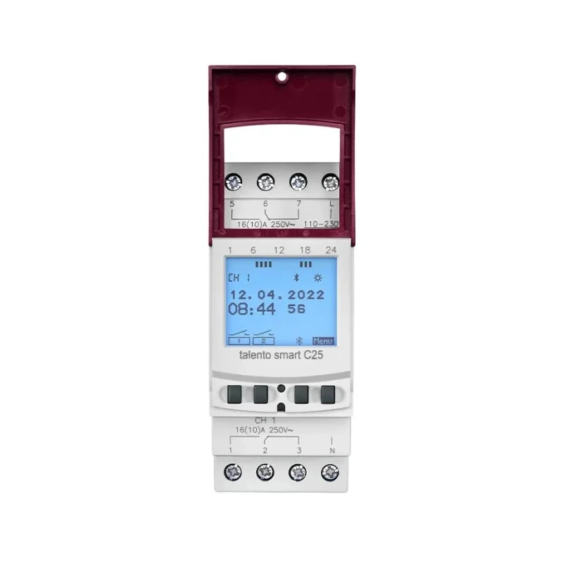 Grasslin Analogue DIN Rail Time Switch, 2-Channel 230V ac 43.03.0002.1