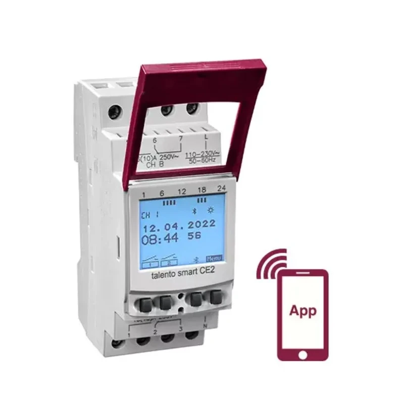 Grasslin Analogue DIN Rail Time Switch 2-Channel 230V ac 43.04.0004.1