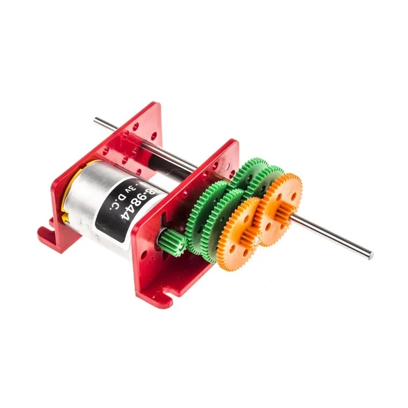RS PRO Brushed Geared DC Geared Motor, 1.6 W, 3V DC, 5 mNm Torque, 2300 rpm, 2 mm Shaft Diameter 238-9844