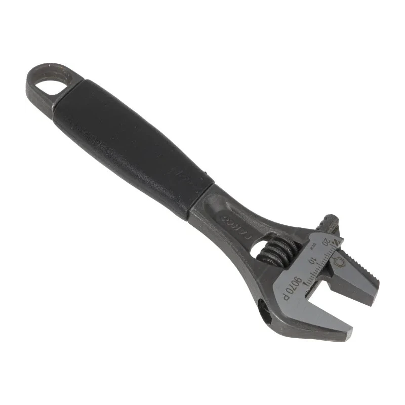 Bahco 21 mm Jaw Capacity Adjustable Spanner, 158 mm Overall Length, Plastic Handle 9070 P