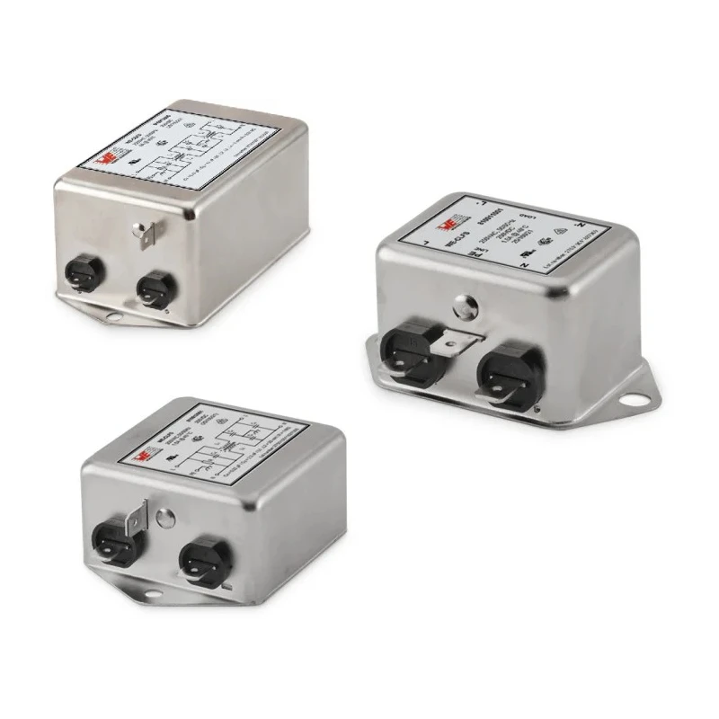 Wurth Elektronik Chassis Mount EMC Filter 3A 250V 100Hz, -25°C to 100°C Operating Temperature 810912003112