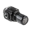 Norgren Pneumatic Regulator G 1/4 Outlet Size, 0.3 to 10 bar Operating Pressure, 65°C Max Operating Temp R72G-2GK-RMN