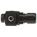 Norgren Pneumatic Regulator G 1/4 Outlet Size, 0.3 to 10 bar Operating Pressure, 65°C Max Operating Temp R72G-2GK-RMN