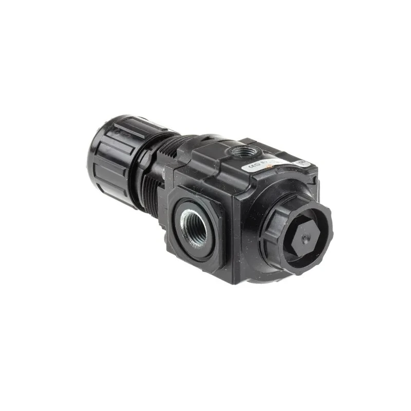 Norgren Pneumatic Regulator G 1/4 Outlet Size, 0.3 to 10 bar Operating Pressure, 65°C Max Operating Temp R72G-2GK-RMN