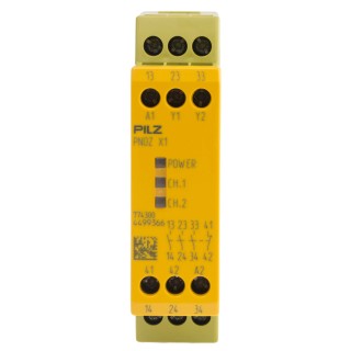Pilz 24V ac/dc Safety Relay, 3 Safety Contacts, 1 Auxiliary Contact, Screw Terminal, DIN Rail Mount, Model 774300