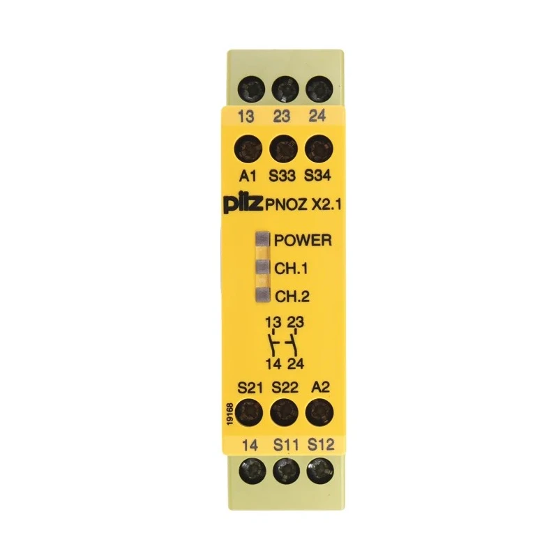 Pilz Safety Relay 24V ac/dc, 2 Safety Contacts, 1 Auxiliary Contact, DIN Rail Mount 774306
