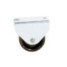 Guitel Hervieu Fixed Castor, 16 kg Capacity, 30 mm Wheel Diameter, Polypropylene Wheel 300074