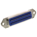 RS PRO 36 Way SCSI Connector Brass Contacts 2.16 mm Pitch Straight PCB Socket 239-1128