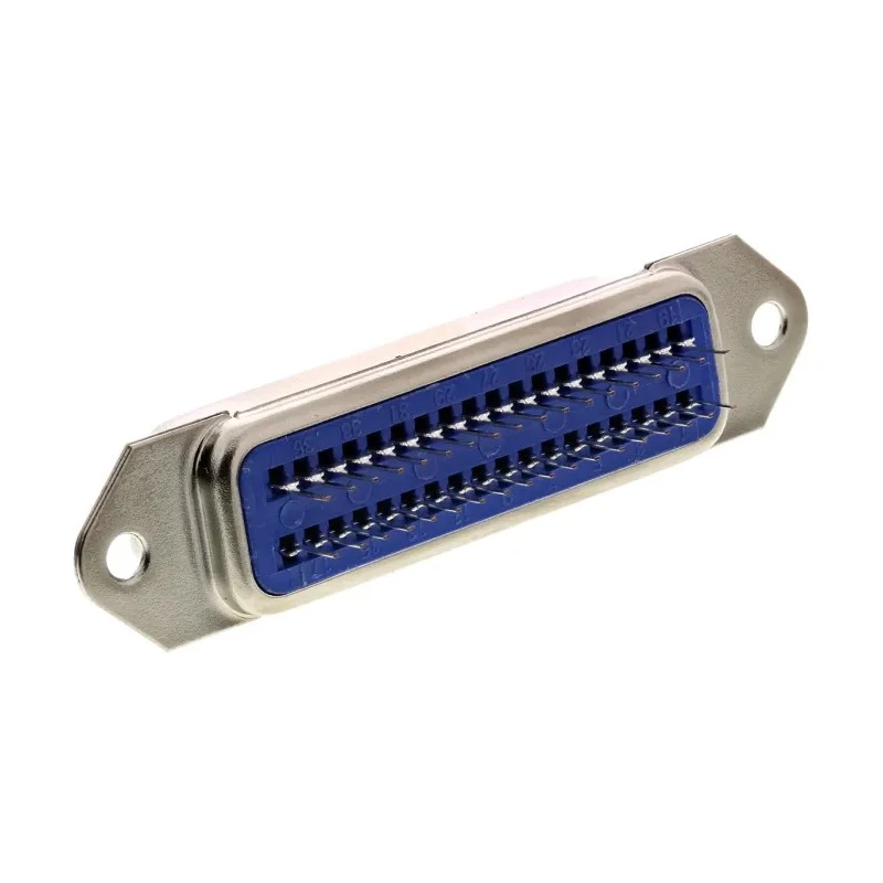 RS PRO 36 Way SCSI Connector Brass Contacts 2.16 mm Pitch Straight PCB Socket 239-1128