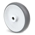 Guitel Hervieu Thermoplastic Rubber and Polypropylene Grey Trolley Wheel 80mm Diameter, 24mm Width, Load 325-202-080L10