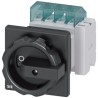 Siemens 4-Pole Panel Mount Non-Fused Switch Disconnector IP65 16A 7.5 kW 400V AC SENTRON 3LD