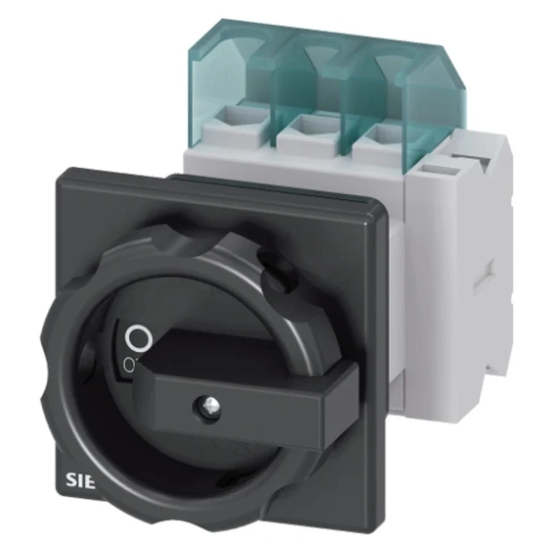 Siemens 3-Pole Panel Mount Non-Fused Switch Disconnector IP65, 25A, 9.5 kW, Black Handle 