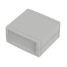 Bopla Polystyrene Unimas Enclosure IP40, Light Grey Lid, 60 mm Height x 135 mm Length x 132 mm Width MPN