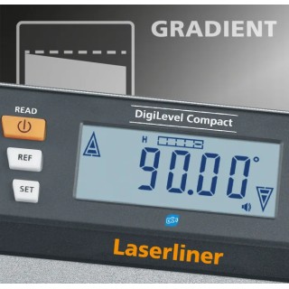 Laserliner 63 mm Magnetic Digital Inclinometer with Bluetooth Connectivity 081.280A
