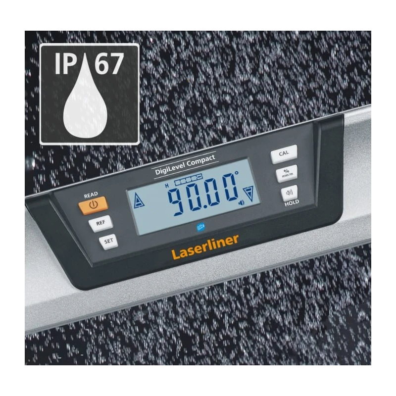 Laserliner 63 mm Magnetic Digital Inclinometer with Bluetooth Connectivity 081.280A