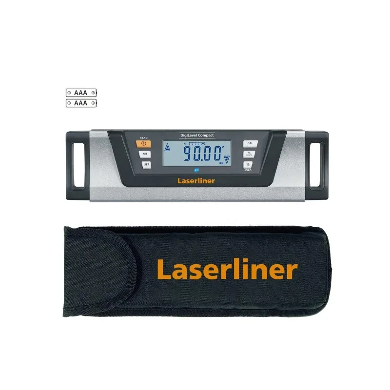Laserliner 63 mm Magnetic Digital Inclinometer with Bluetooth Connectivity 081.280A