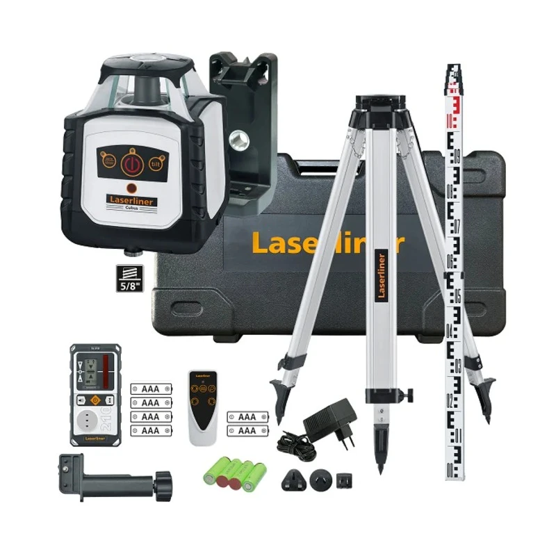 Laserliner Laser Level Cubus 210 635 nm Red Laser, Self-Levelling, Battery Powered, IP66, Model 052.205A