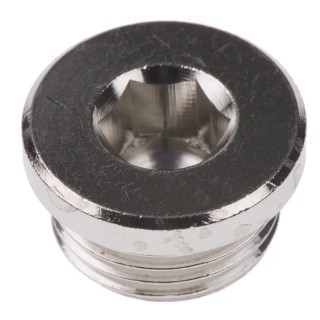 Legris Brass Corrosion Resistant Plug G Thread Size 1/2 in Series 0919 0919 00 21
