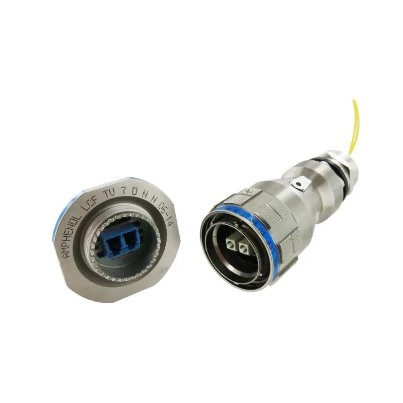 Amphenol Socapex Fibre Optic Connector Multimode Duplex Receptacle, 0.5dB Insertion Loss LCFTV20GN