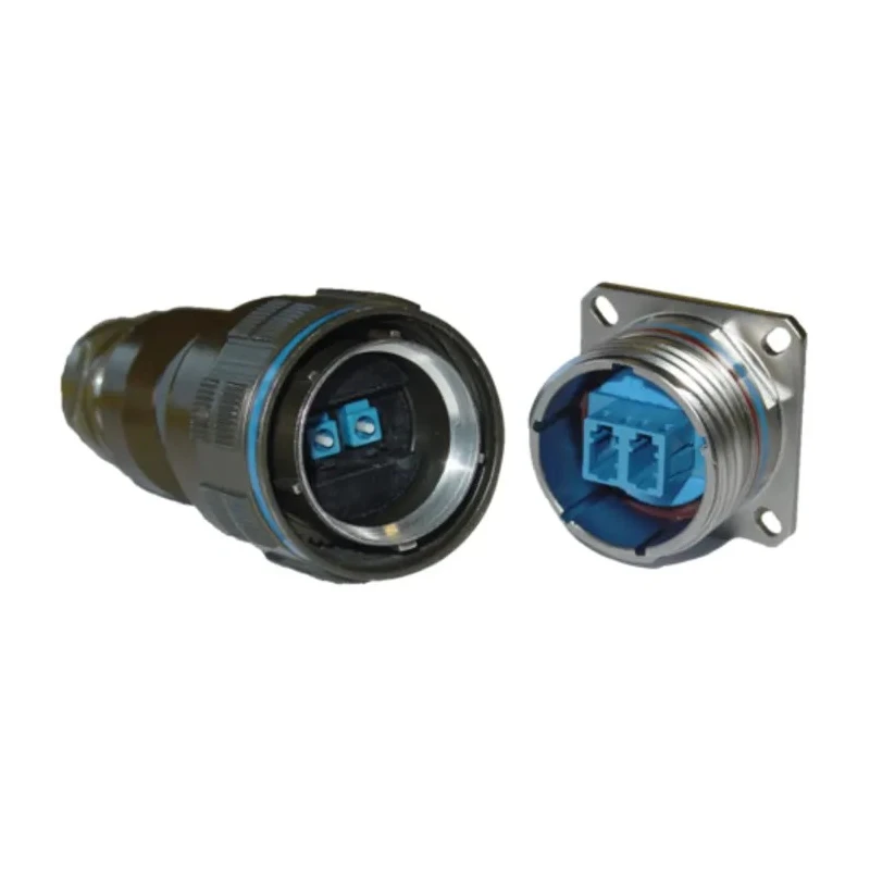 Amphenol Socapex Fibre Optic Connector Multimode Duplex Receptacle, 0.5dB Insertion Loss LCFTV20GN
