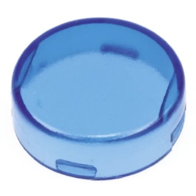 APEM Panel Mount Indicator Lens Round Style Blue 16 mm Diameter A0163F