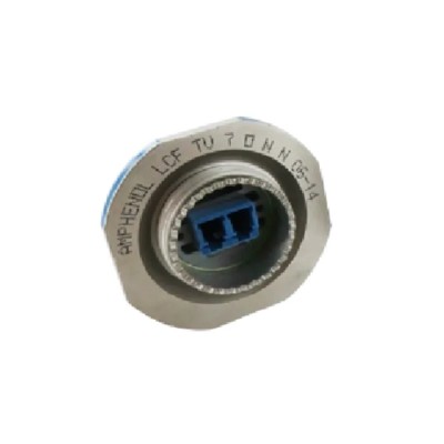 Amphenol Socapex Multimode Duplex Fibre Optic Connector Plug LCFTV6MTZNN, 0.5dB Insertion Loss, -40°C to 85°C, RoHS Compliant
